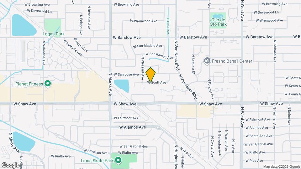 2553 W Scott Ave Map and Location Details