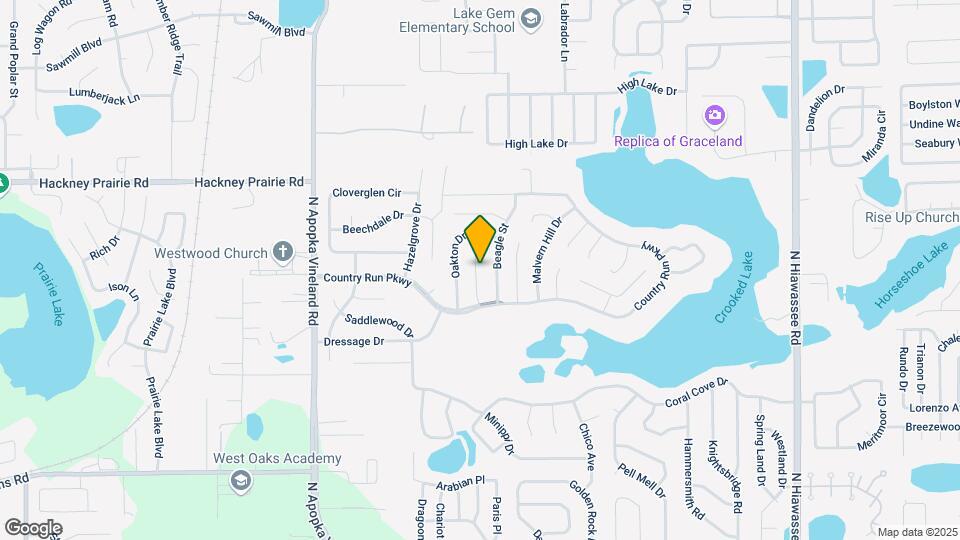 4433 Oakham Ct Map and Location Details