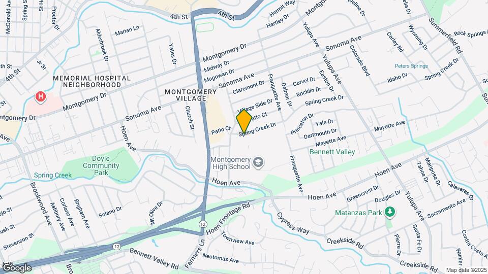 2526 Spring Creek Dr, Unit 2526 SPRING CREEK DR Map and Location Details