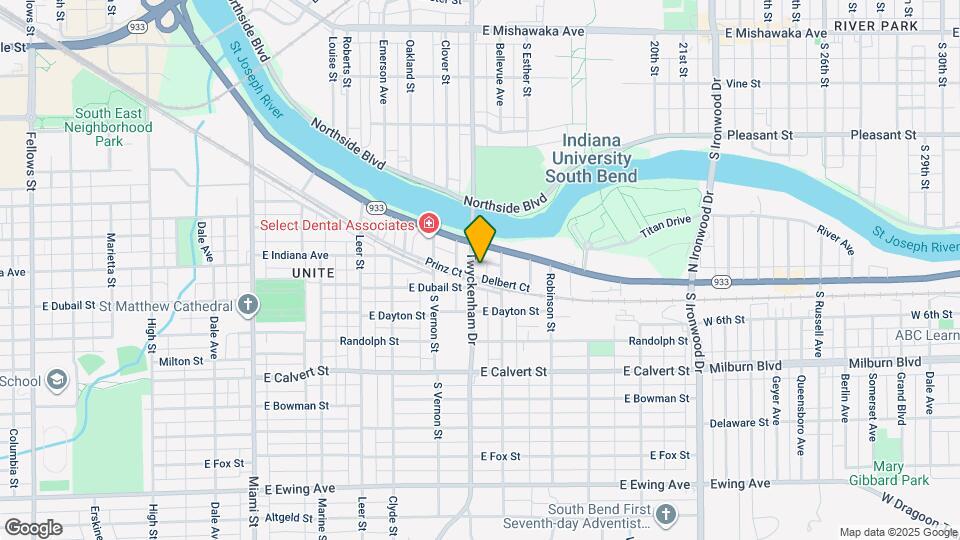 1622 S Twyckenham Dr Map and Location Details