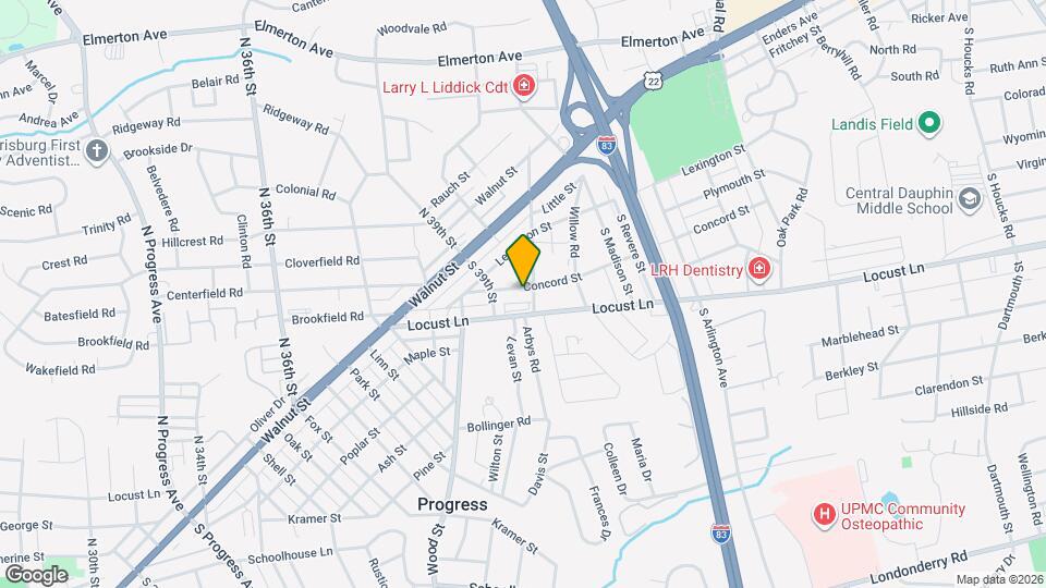 3941-3943 Concord St Map and Location Details