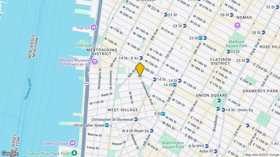 1 Jane St Mapa y Detalles de la Ubicación