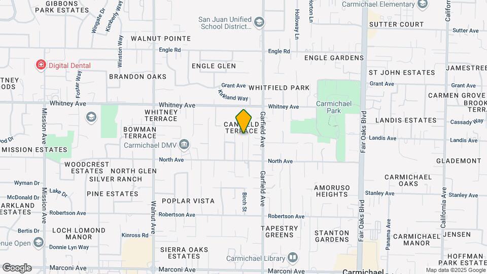 3318 Mensch Ct Map and Location Details