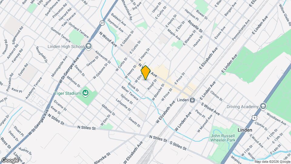 423 Helen St, Unit 2nd floor unit Map and Location Details