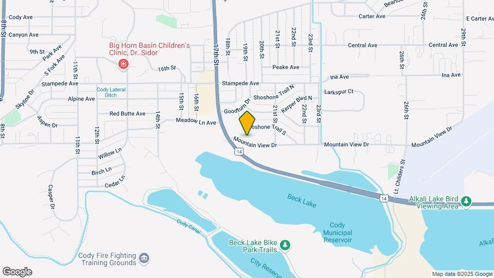 1835 Mountain View Dr Map and Location Details