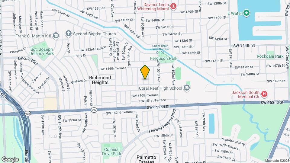 14821 SW 104th Ave Map and Location Details