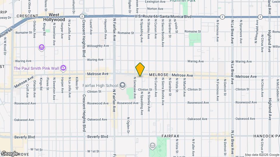 639 N Spaulding Ave, Unit 639.5 Map and Location Details
