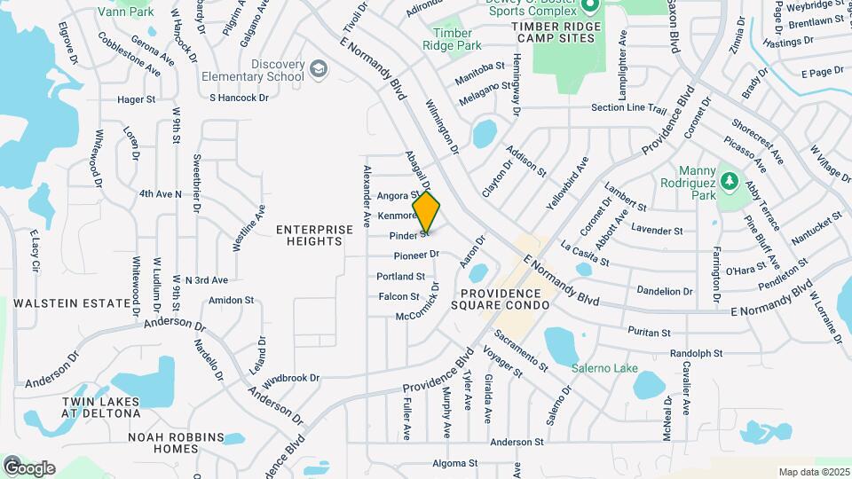 1061 Pinder St Map and Location Details