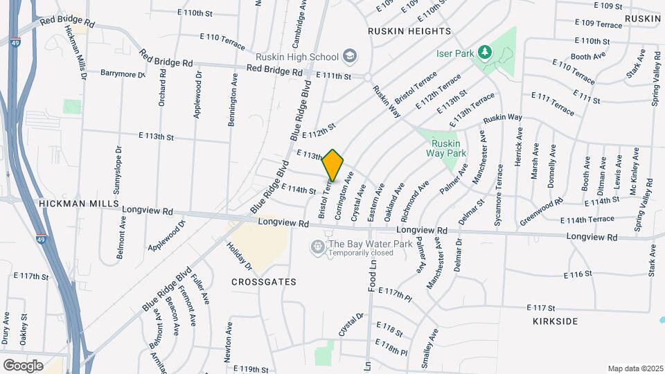 11313 Bristol Terrace Map and Location Details