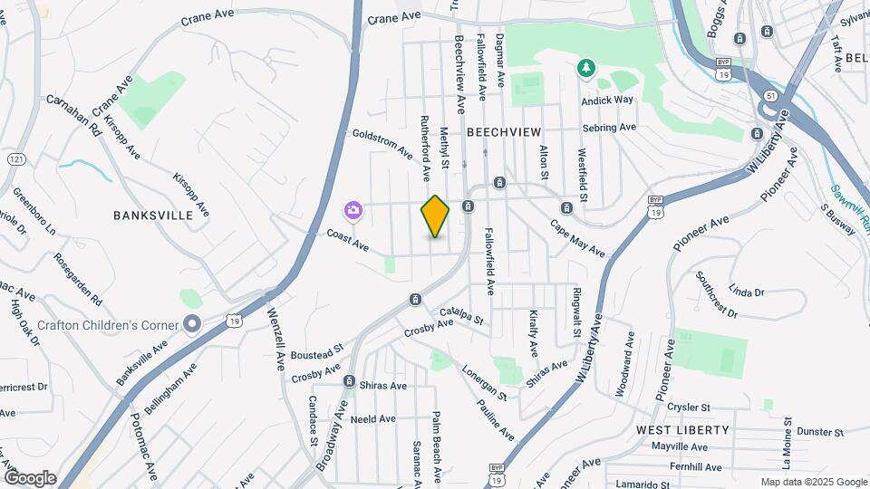 1637 Rutherford Ave Map and Location Details