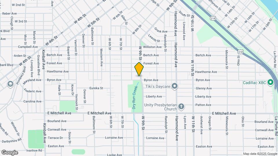 1520 W 9th St Map and Location Details