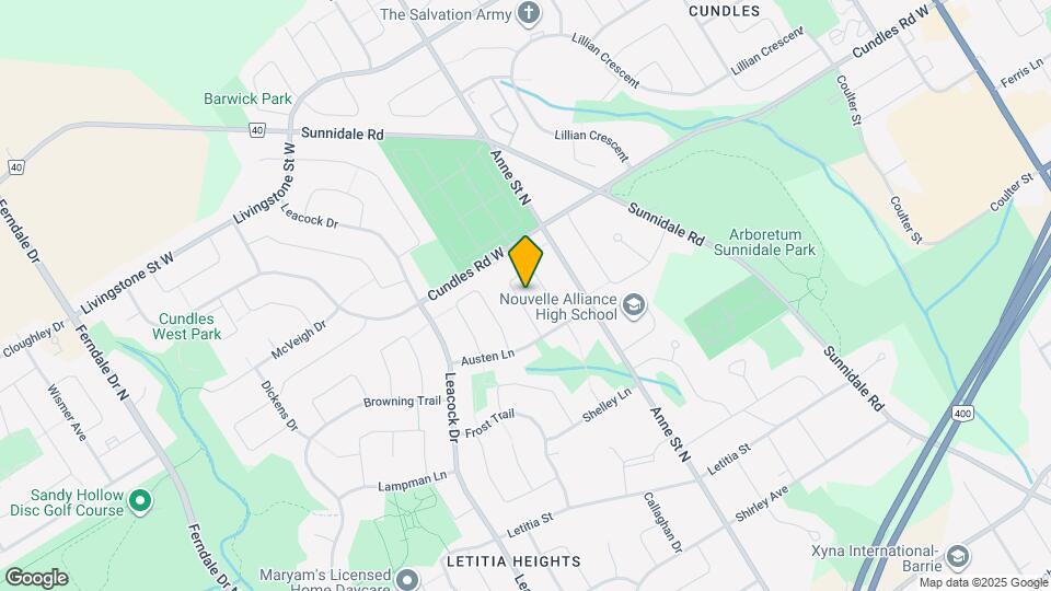 70 Chaucer Crescent Map and Location Details