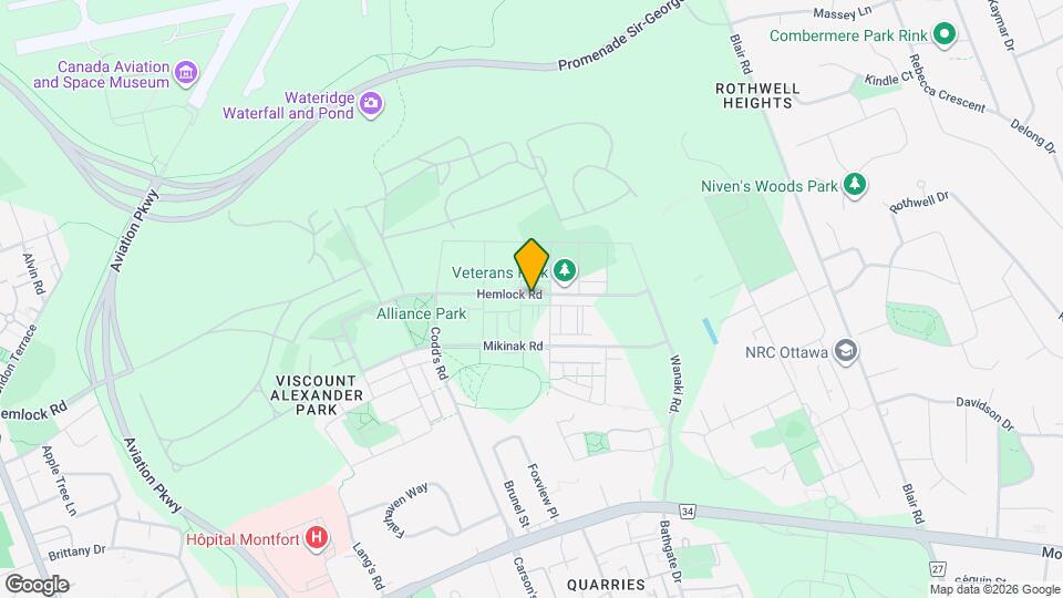 1406 Hemlock Rd Map and Location Details