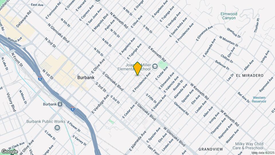 544 E Santa Anita Ave Map and Location Details