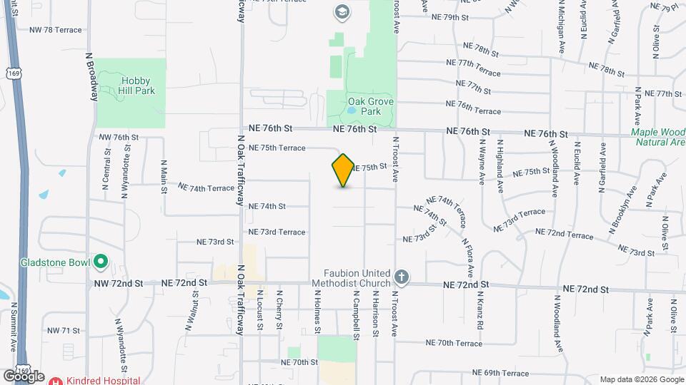 809 NE 74th St Map and Location Details