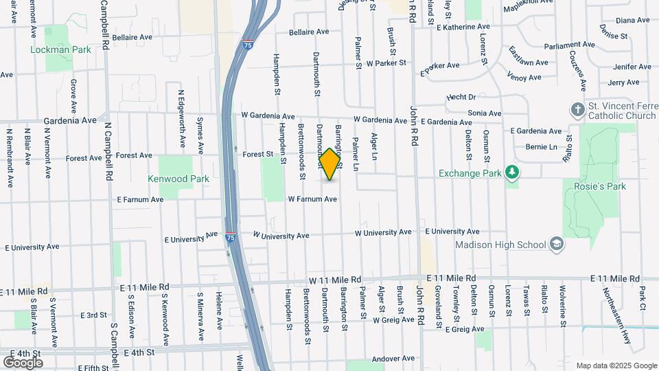 27640 Dartmouth St Map and Location Details