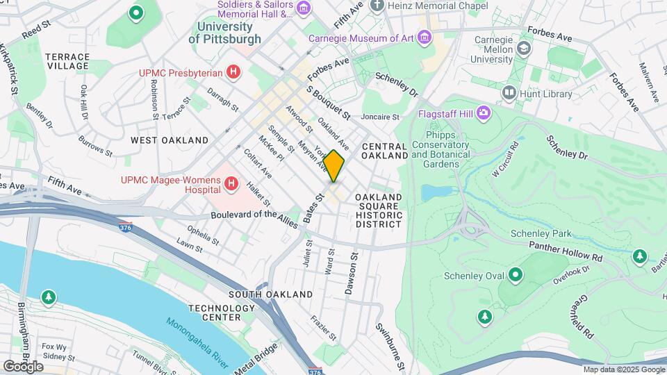 3602 Bates St Map and Location Details