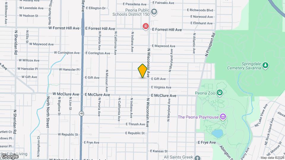 724 E Gift Ave Map and Location Details