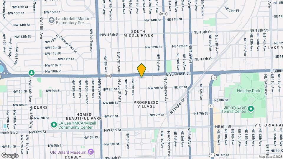 934 NW 4th Ave Map and Location Details