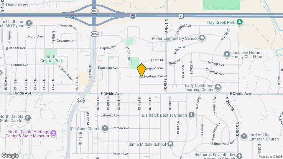 1725 N 17th St Map and Location Details