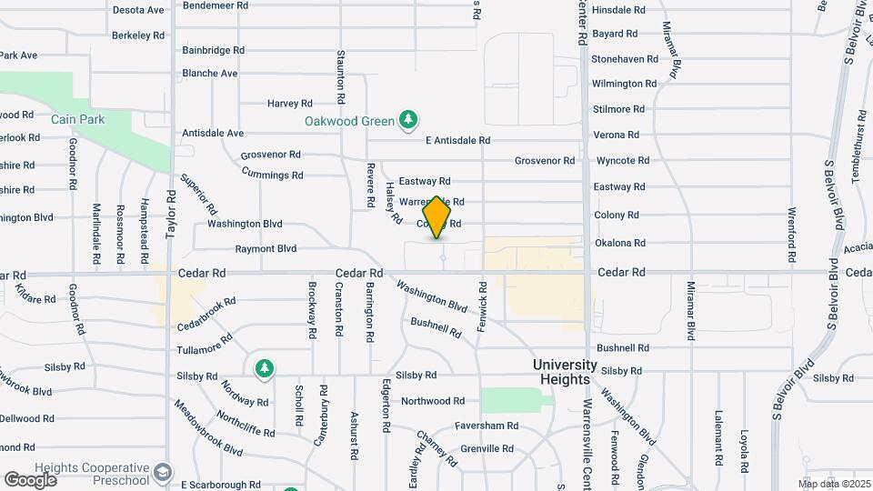 13797 Cedar Rd, Unit 201 Mapa y Detalles de la Ubicación