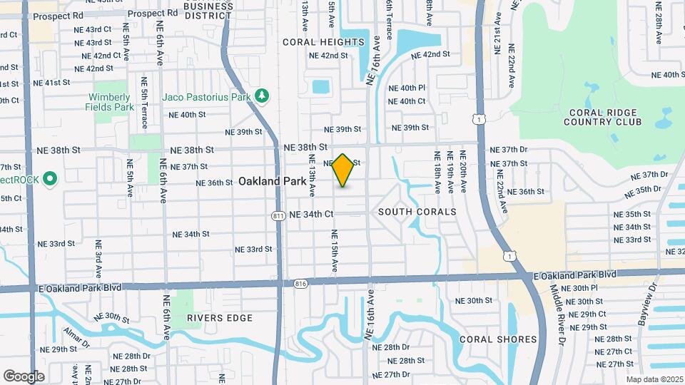 1531 NE 35th St Map and Location Details