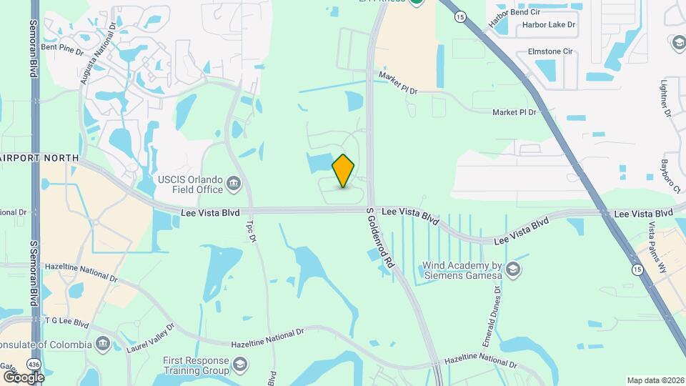 6608 S Goldenrod Rd Map and Location Details