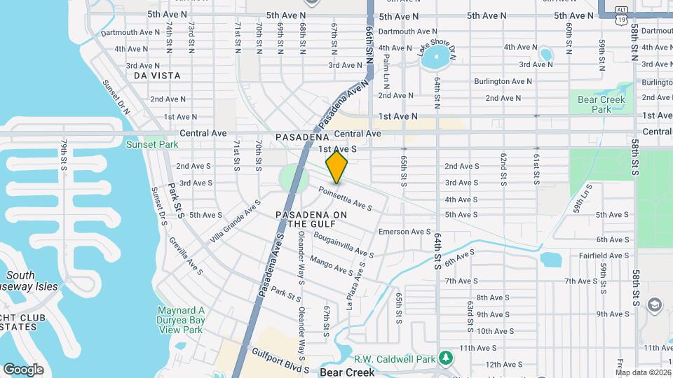 363 Pinellas Bayway S Map and Location Details