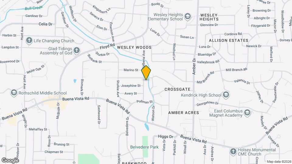 1136 Chalbena Ave Map and Location Details