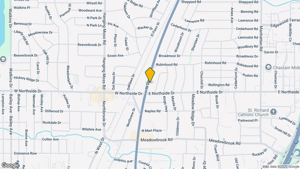 4624 N State St Map and Location Details