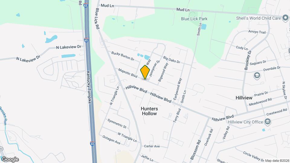 349 Majestic Blvd Map and Location Details