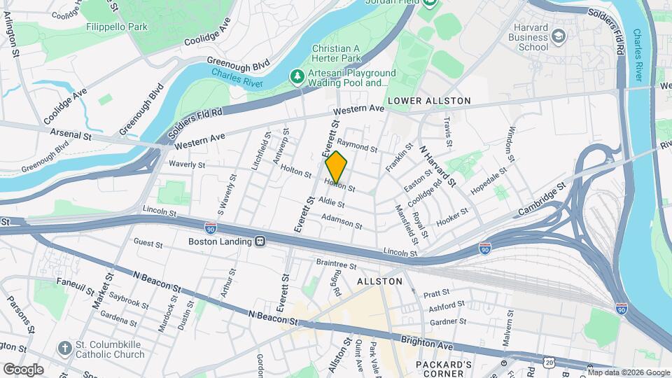 44 Holton St, Unit 2 Mapa y Detalles de la Ubicación