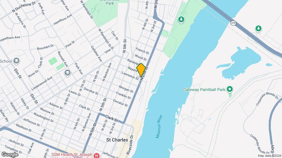 1103 N 2nd St Map and Location Details