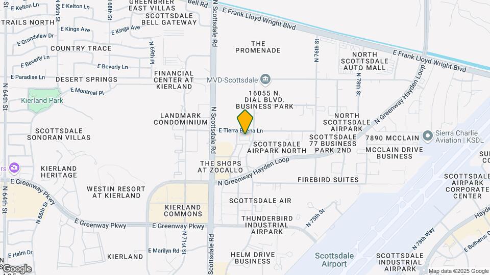 Furnished Studio-Phoenix - Scottsdale - North Map and Location Details