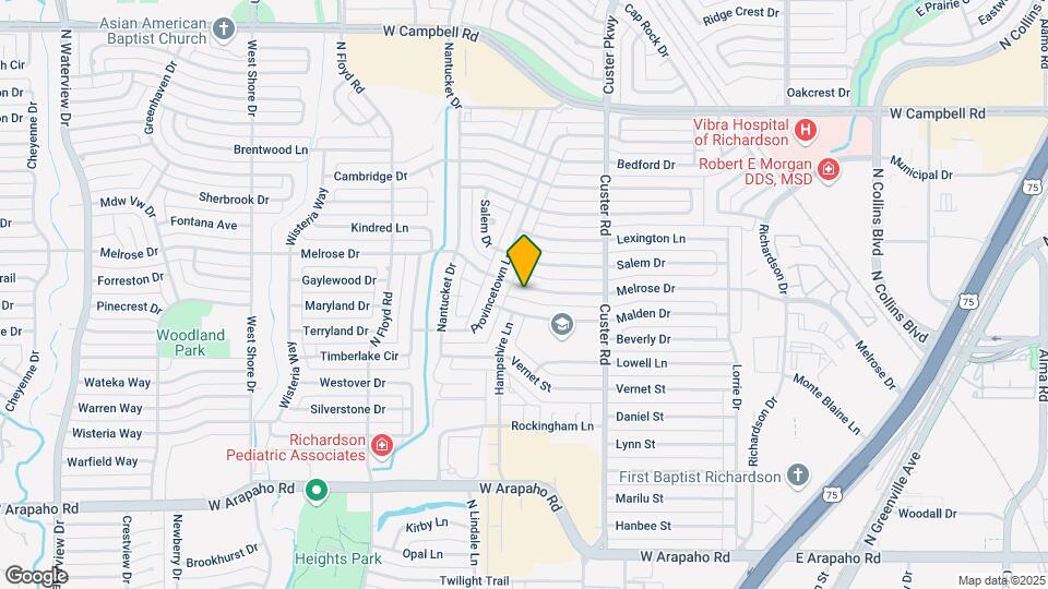 529 Melrose Dr Map and Location Details