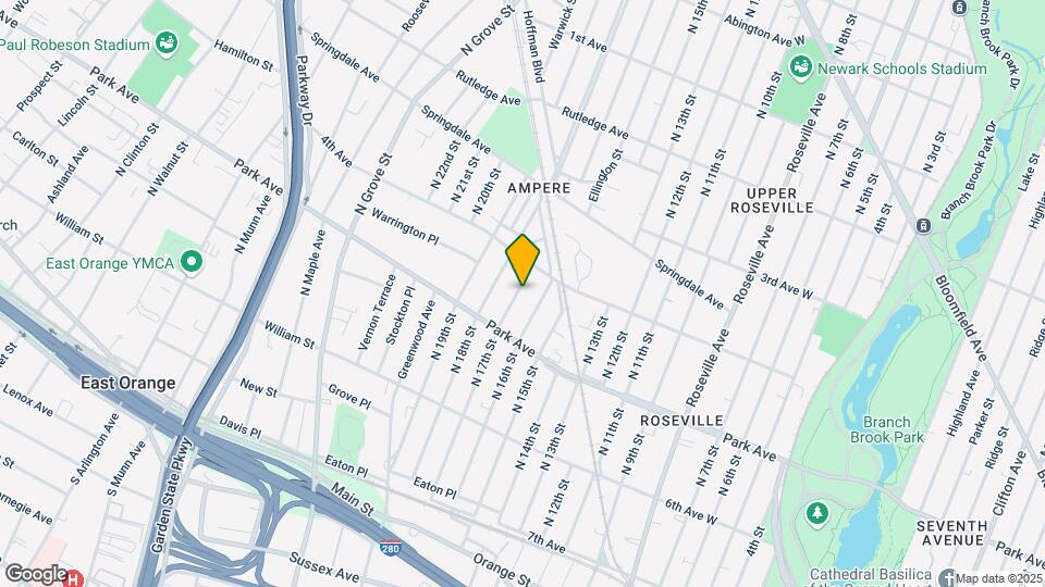 182 N 17th St, Unit 1 Map and Location Details