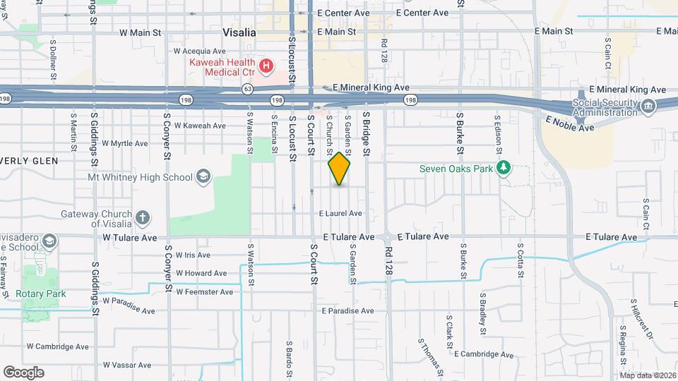 207 E Sequoia Ave Map and Location Details