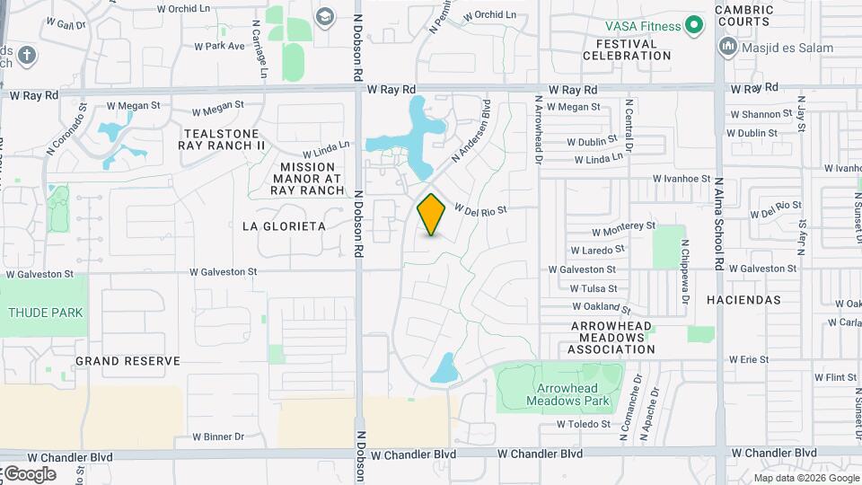 1740 W Laredo St Map and Location Details