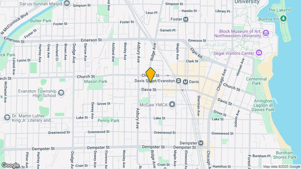 1603 Ridge Ave Map and Location Details