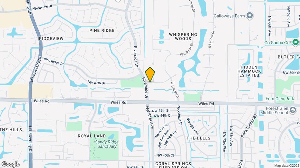 8160 NW 47th Dr Map and Location Details