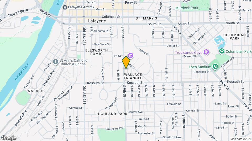 525 S 9th St Map and Location Details
