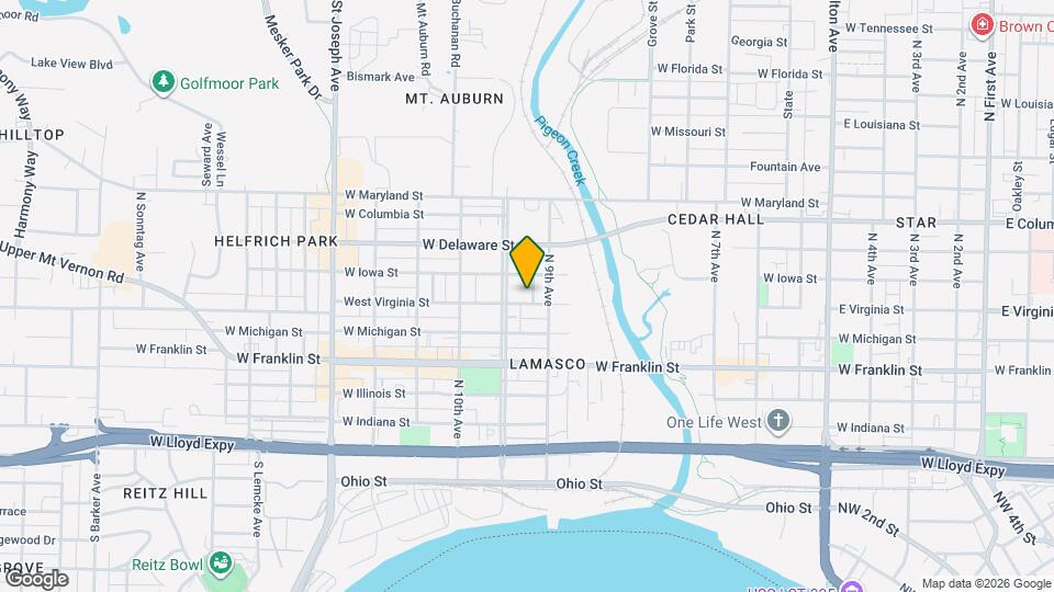 504 Casselberry Ave Map and Location Details