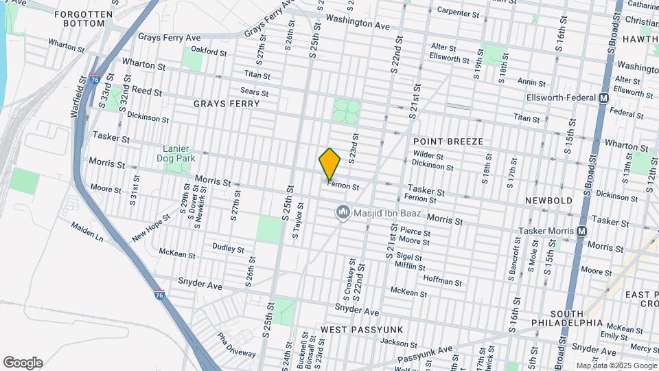 2338 Fernon St Map and Location Details