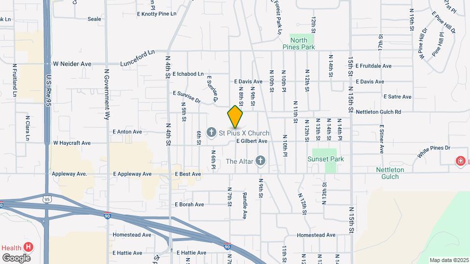 2895 N 7th St Map and Location Details