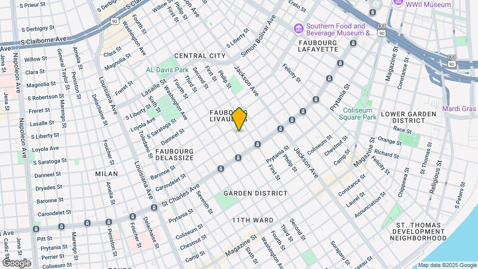 1711 Second St Map and Location Details