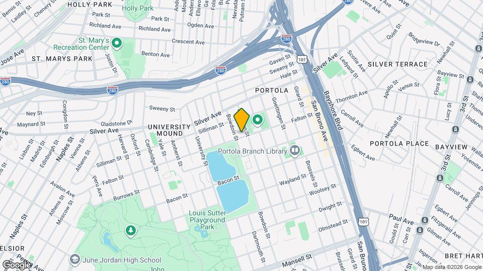 632 Felton St Map and Location Details