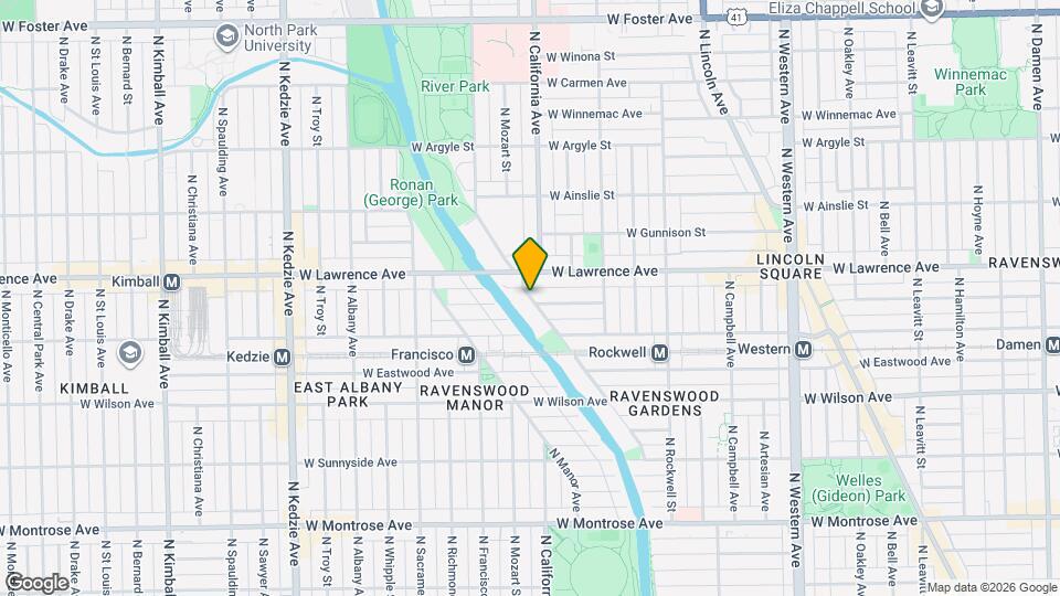 4752 N Virginia Ave Map and Location Details