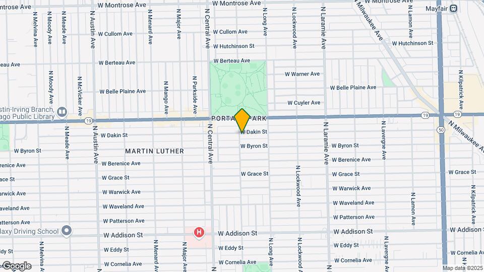 3921 N Linder Ave Map and Location Details
