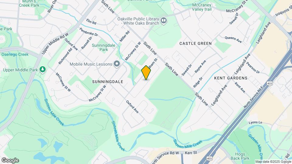 79 Osborne Crescent Map and Location Details