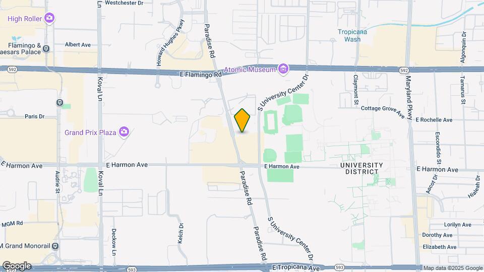 4350 Paradise Rd Mapa y Detalles de la Ubicación
